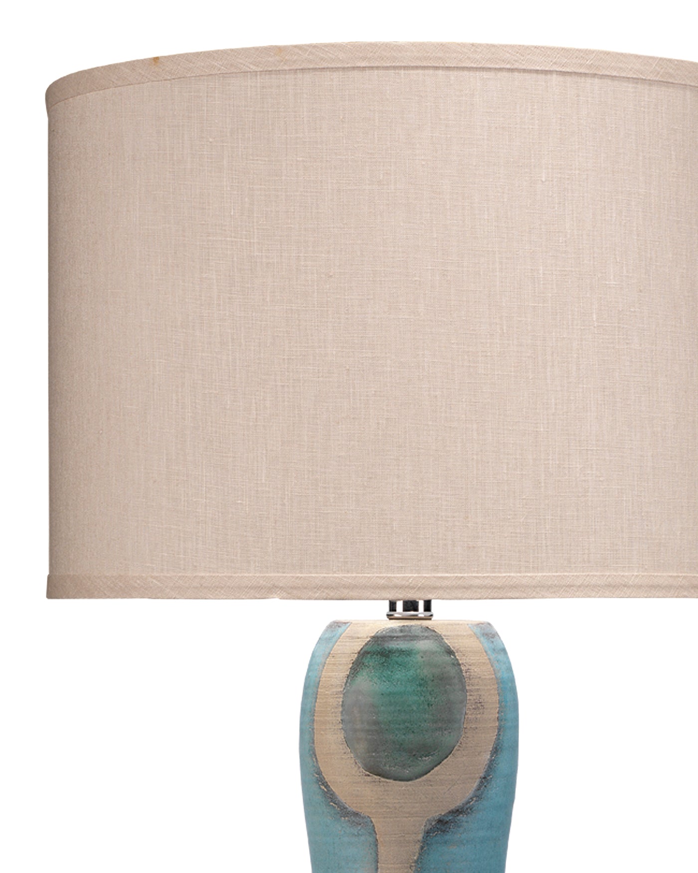 Maryln Table Lamp in Blue, Black & Natural Ceramic