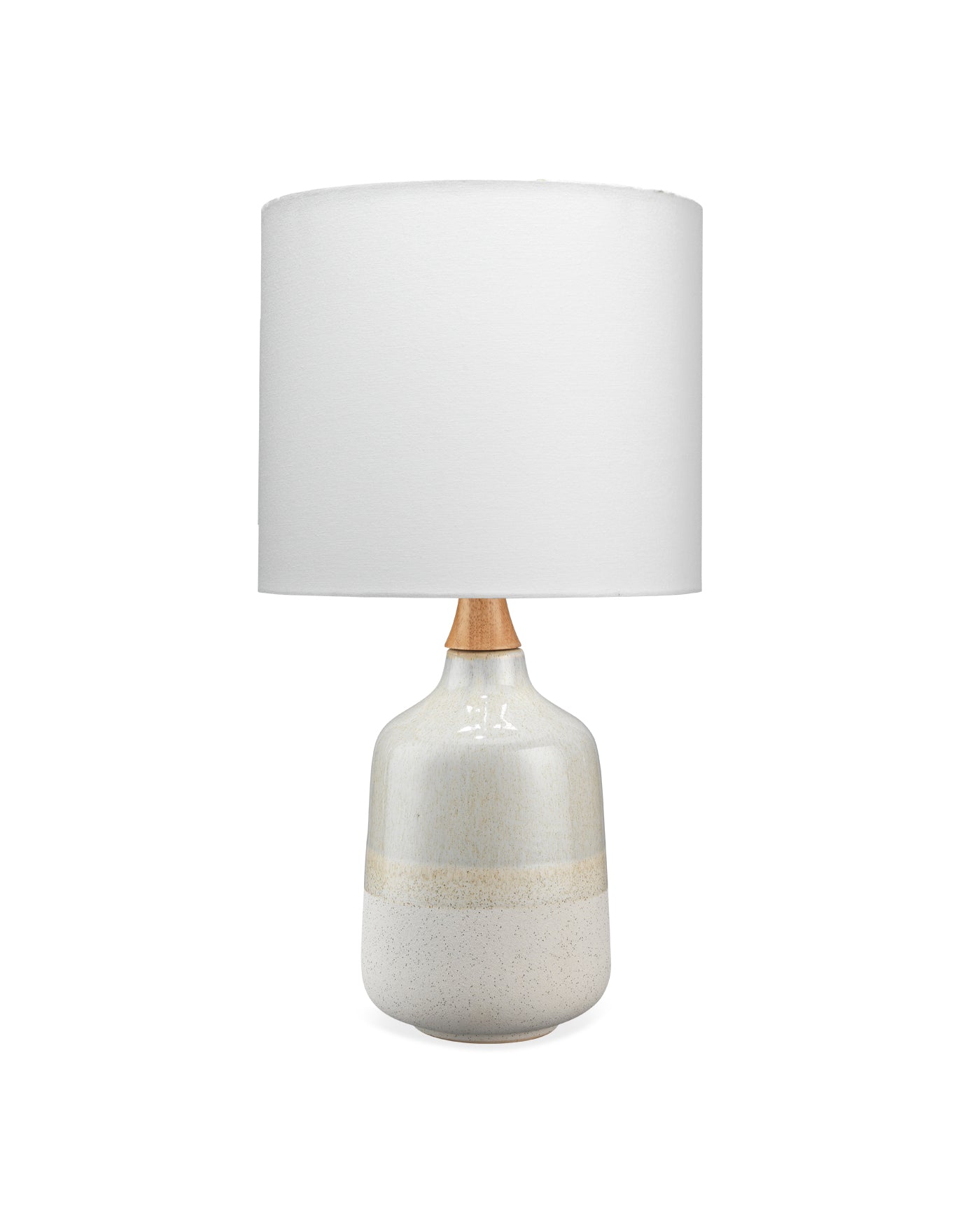 Alice Table Lamp in Cream & Light Blue Ceramic