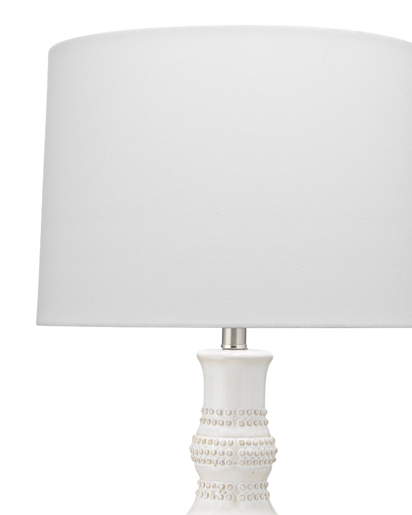 Droplet Table Lamp in White Ceramic