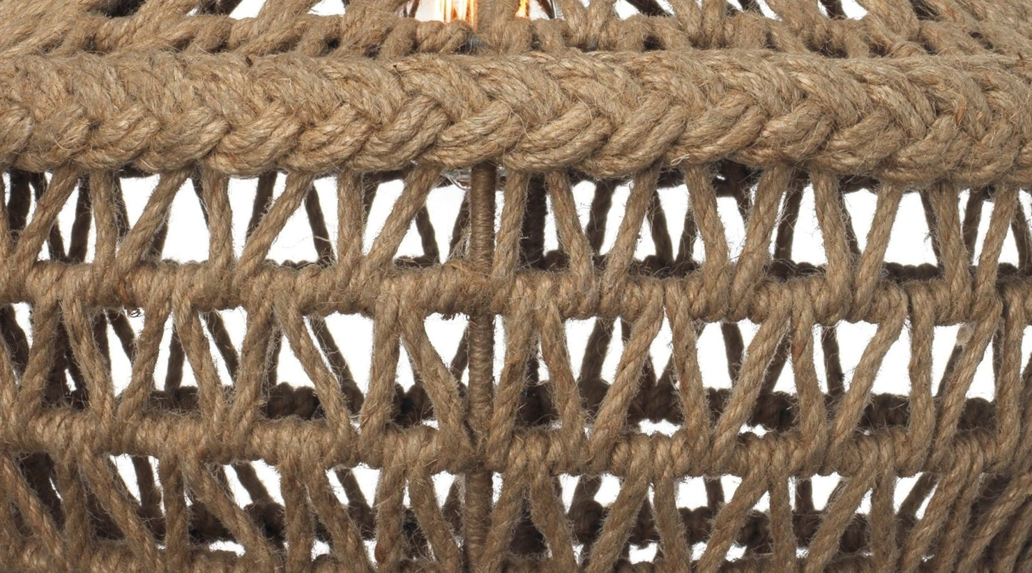 Jute Macrame Chandelier in Jute