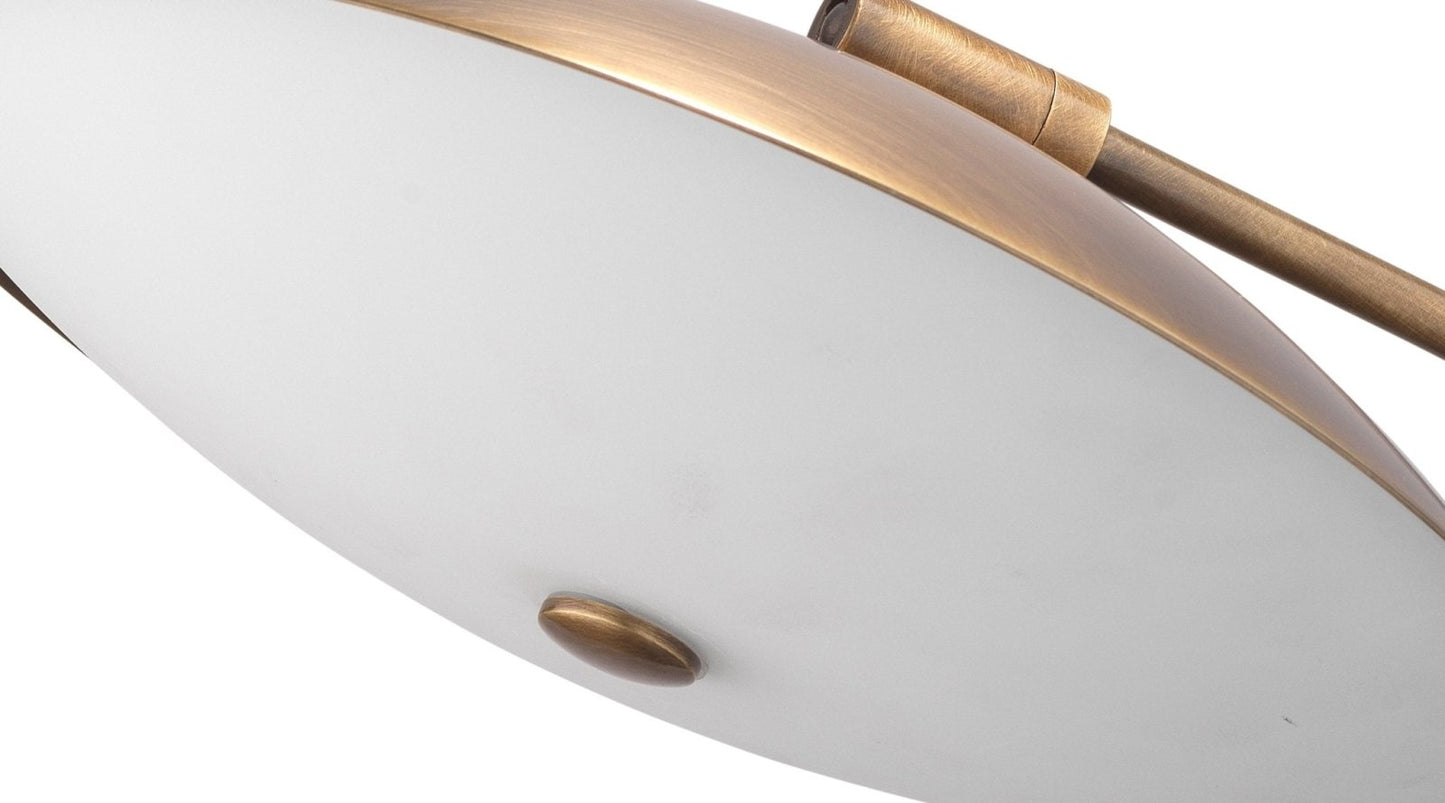 Marvin Desk Lamp in Brushed Brass & Matte Black Metal