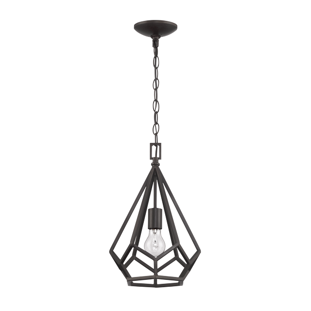 1LT 60W MB LYRIC CAGE PENDANT