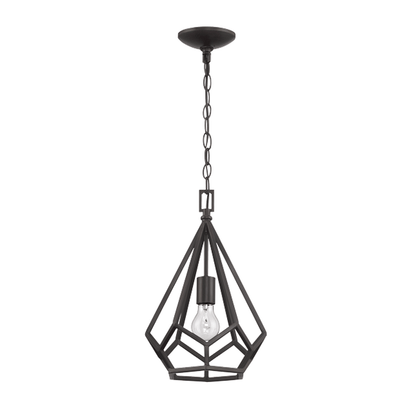 1LT 60W MB LYRIC CAGE PENDANT