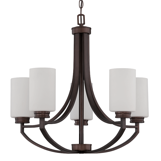 5LT 100W MB DALTON CHANDELIER