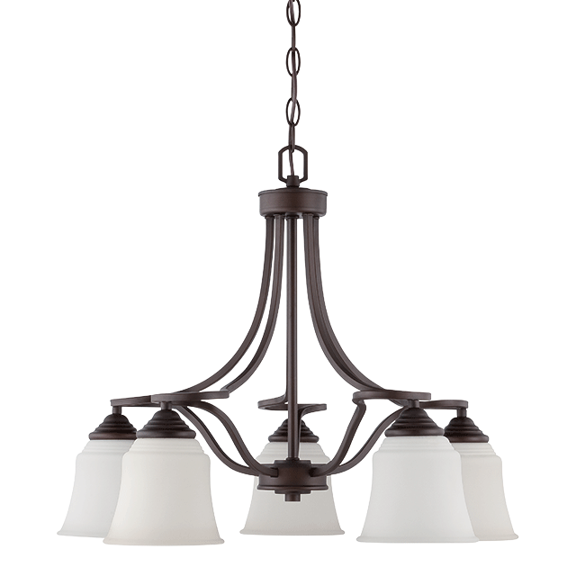 5-LT 100W MB MARSTON CHANDELIER DOWN