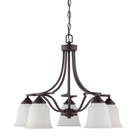 5-LT 100W MB MARSTON CHANDELIER DOWN