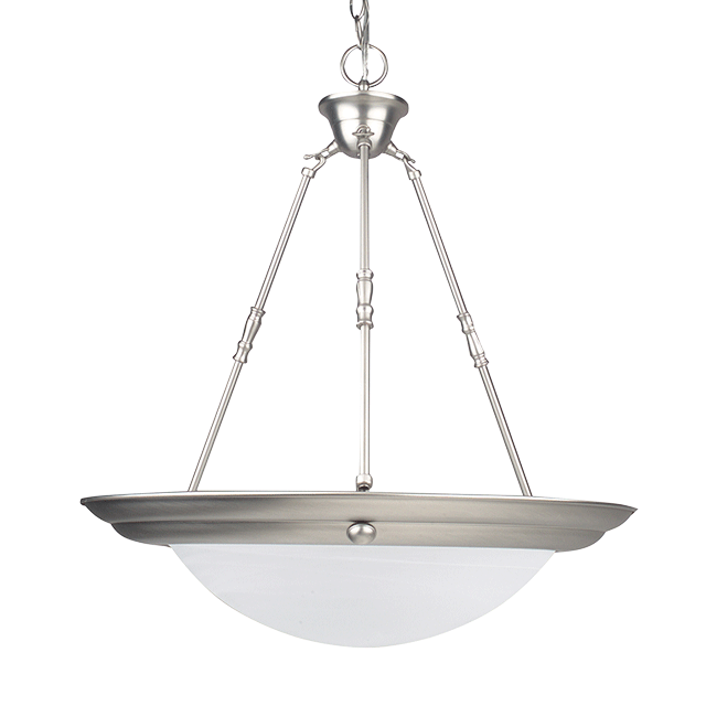 20-1/4IN ELEC FAUX ALBTR PENDANT SN