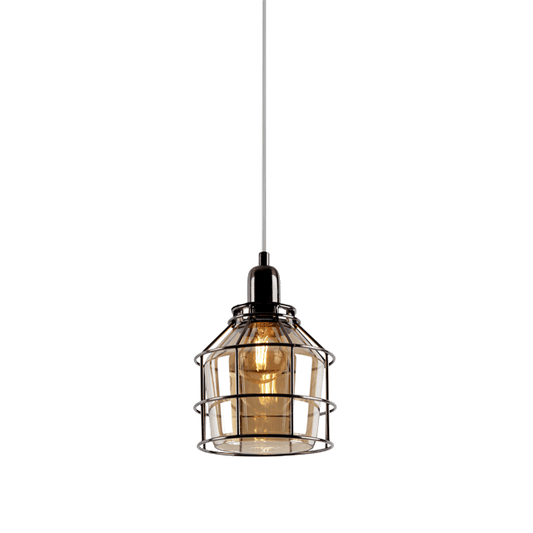 1LT 60W MB PLOVER CHAMPAGNE GLASS MINI-PENDANT