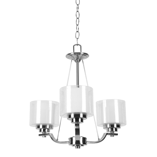 3-LT 100W MB ABBOT CHANDELIER