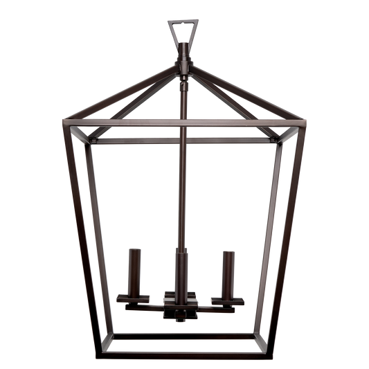 4LT 16IN 60W CB CAGE PENDANT