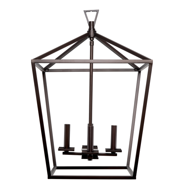 4LT 16IN 60W CB CAGE PENDANT