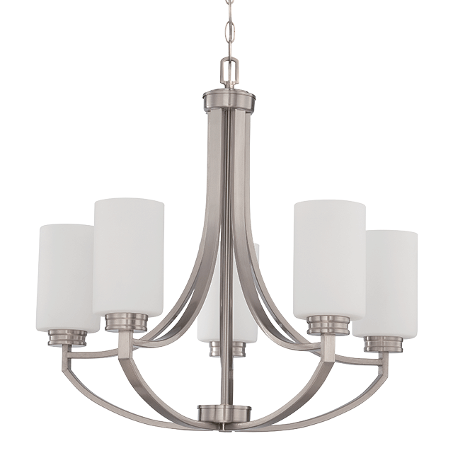 5LT 100W MB DALTON CHANDELIER