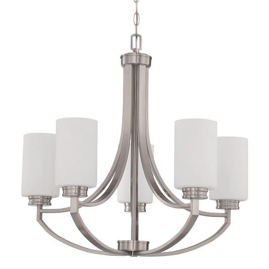 5LT 100W MB DALTON CHANDELIER