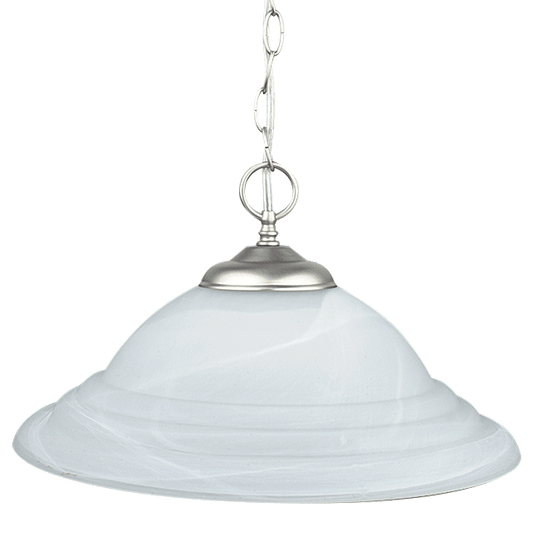 16IN 1LT FAUX ALBTR PENDANT SN