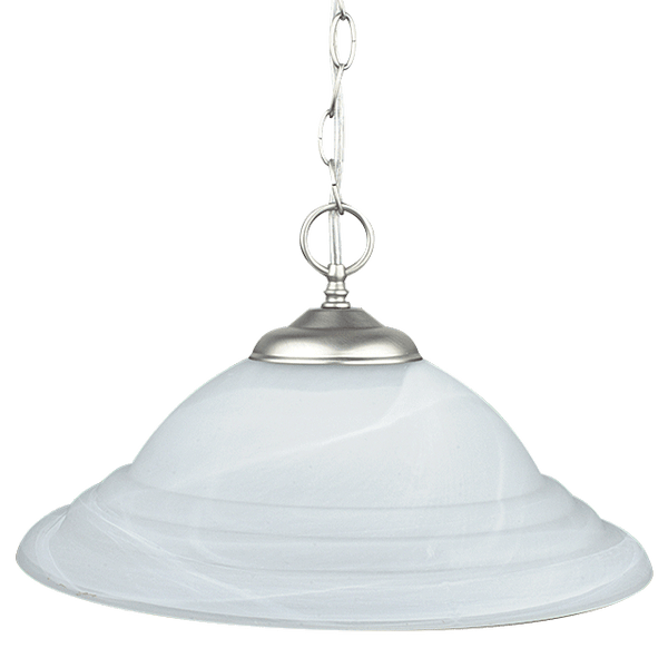 16IN 1LT FAUX ALBTR PENDANT SN