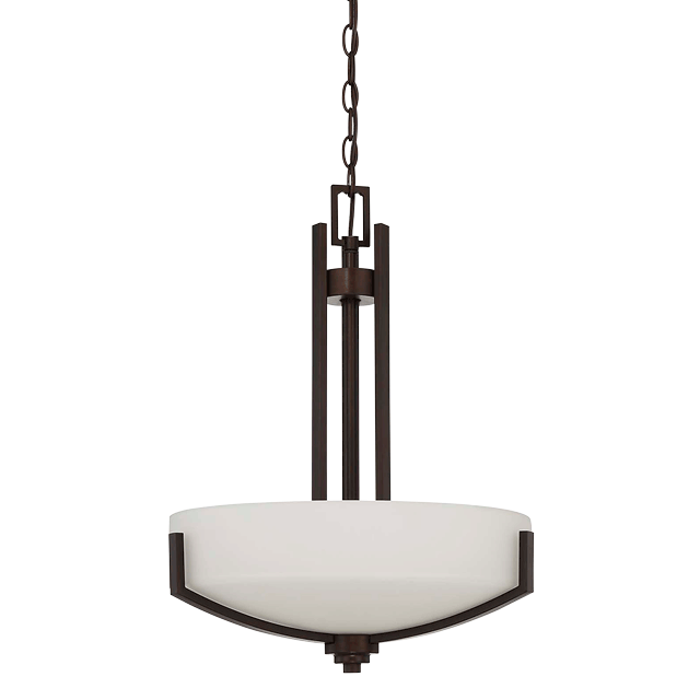 3 LT 100W MB HADLEY BOWL PENDANT