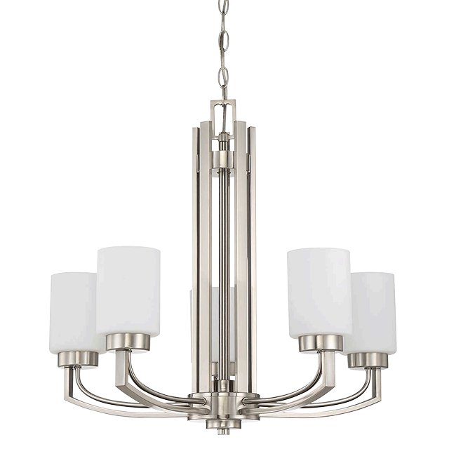 5 LT 100W MB HADLEY CHANDELIER