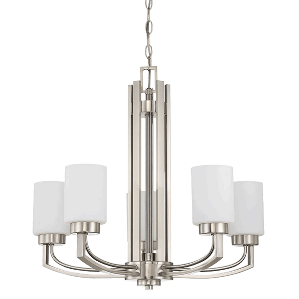 5 LT 100W MB HADLEY CHANDELIER