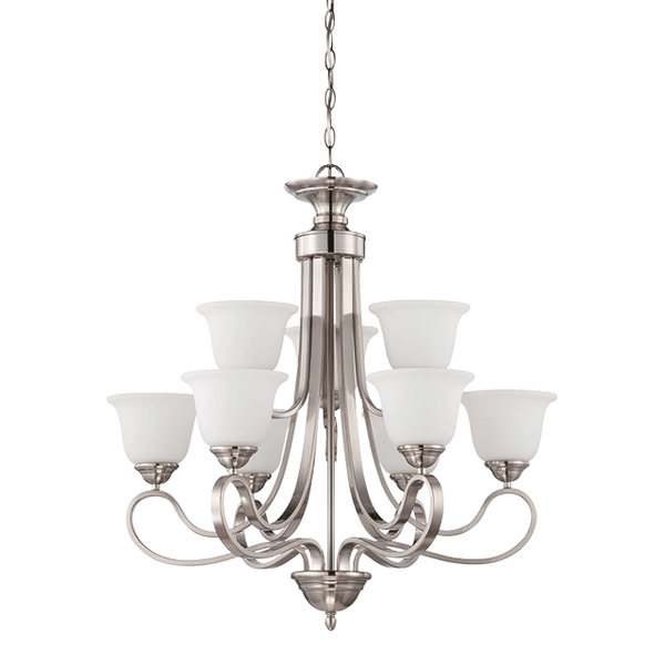 9-LT 2-TIER 60W MB ALISTAIR CHANDELIER