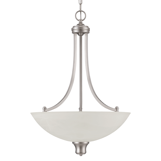 3 LIGHT ALTON PENDANT ALABASTER GLS SN