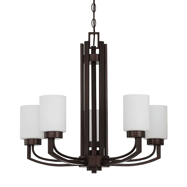 5 LT 100W MB HADLEY CHANDELIER