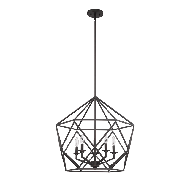 5LT 60W HARMONY CAGE LARGE PENDANT