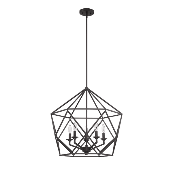 5LT 60W HARMONY CAGE LARGE PENDANT