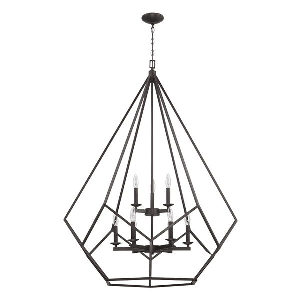 9LT 40W CB LYRIC CAGE PENDANT