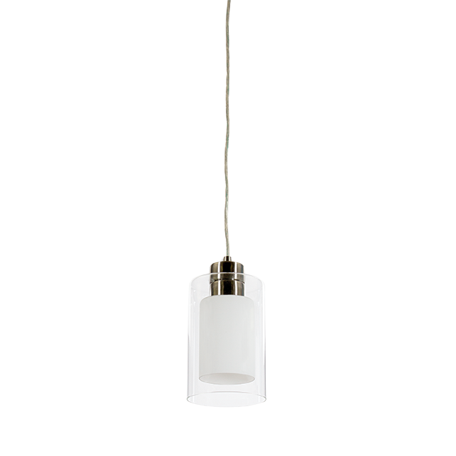 1LT MB GLASS MINI PENDANT