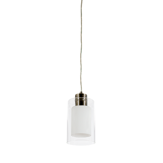 1LT MB GLASS MINI PENDANT