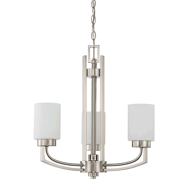 3 LT 100W MB HADLEY CHANDELIER