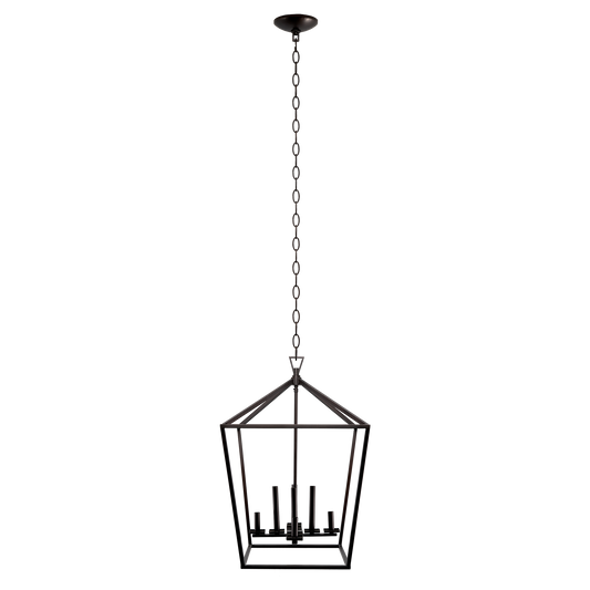 8LT 20IN 60W CB CAGE PENDANT