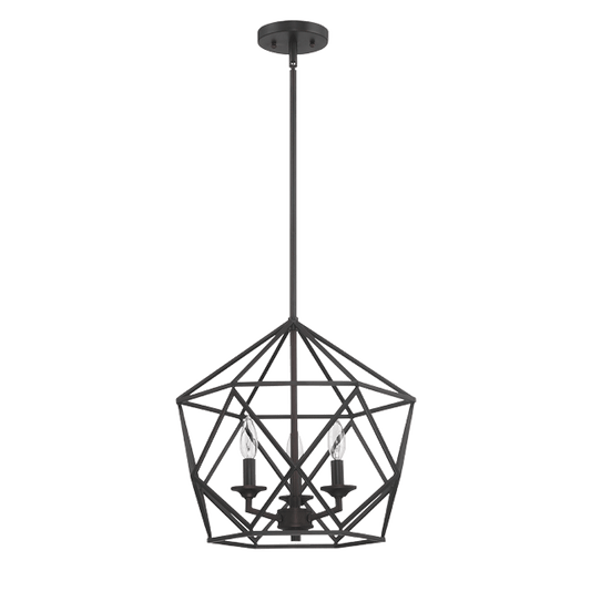 3LT 100W HARMONY CAGE MEDIUM PENDANT