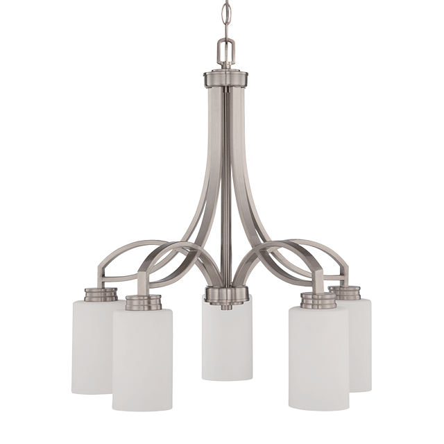 5LT 100W MB DALTON CHANDELIER DOWN