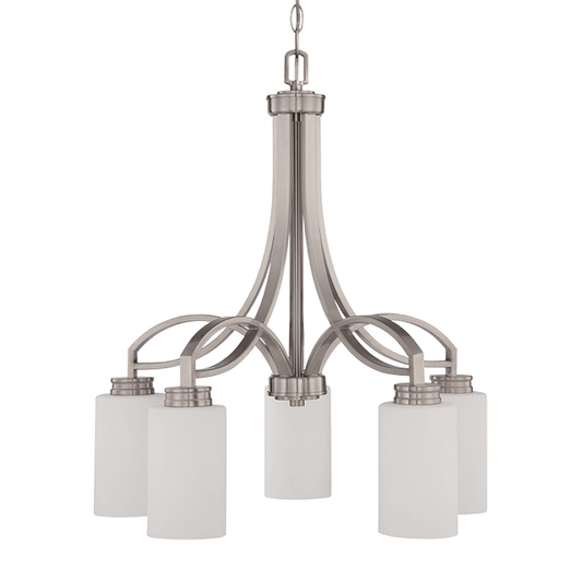 5LT 100W MB DALTON CHANDELIER DOWN