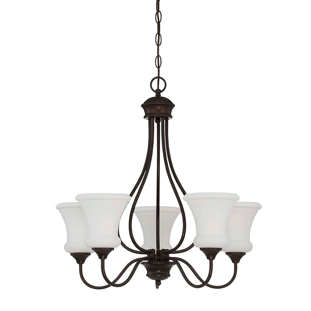 5 LT 100W MB VALARE CHANDELIER UP