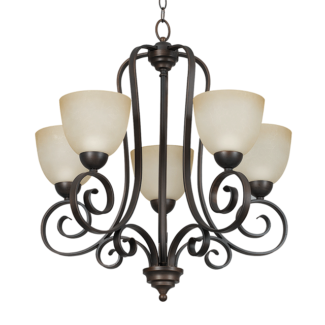 5-LT 100W MB PROVANO CHANDELIER