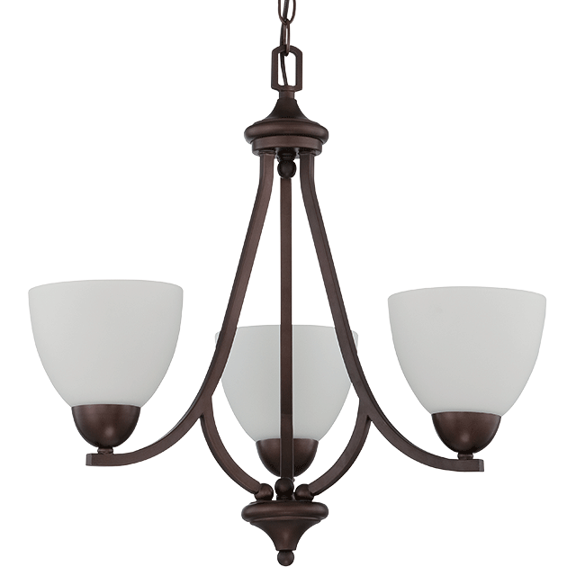 3-LT 100W MB PRESTON CHANDELIER