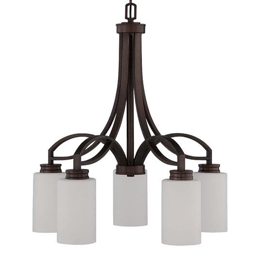 5LT 100W MB DALTON CHANDELIER DOWN