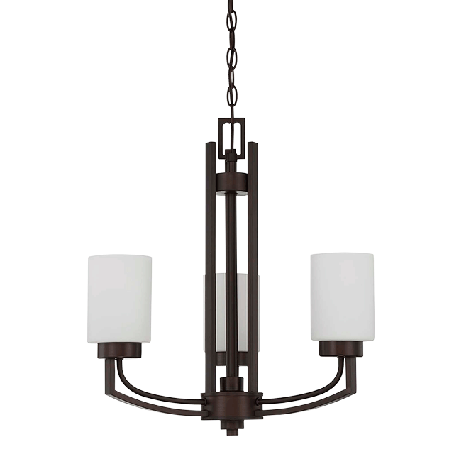 3 LT 100W MB HADLEY CHANDELIER