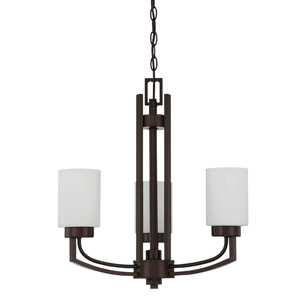 3 LT 100W MB HADLEY CHANDELIER